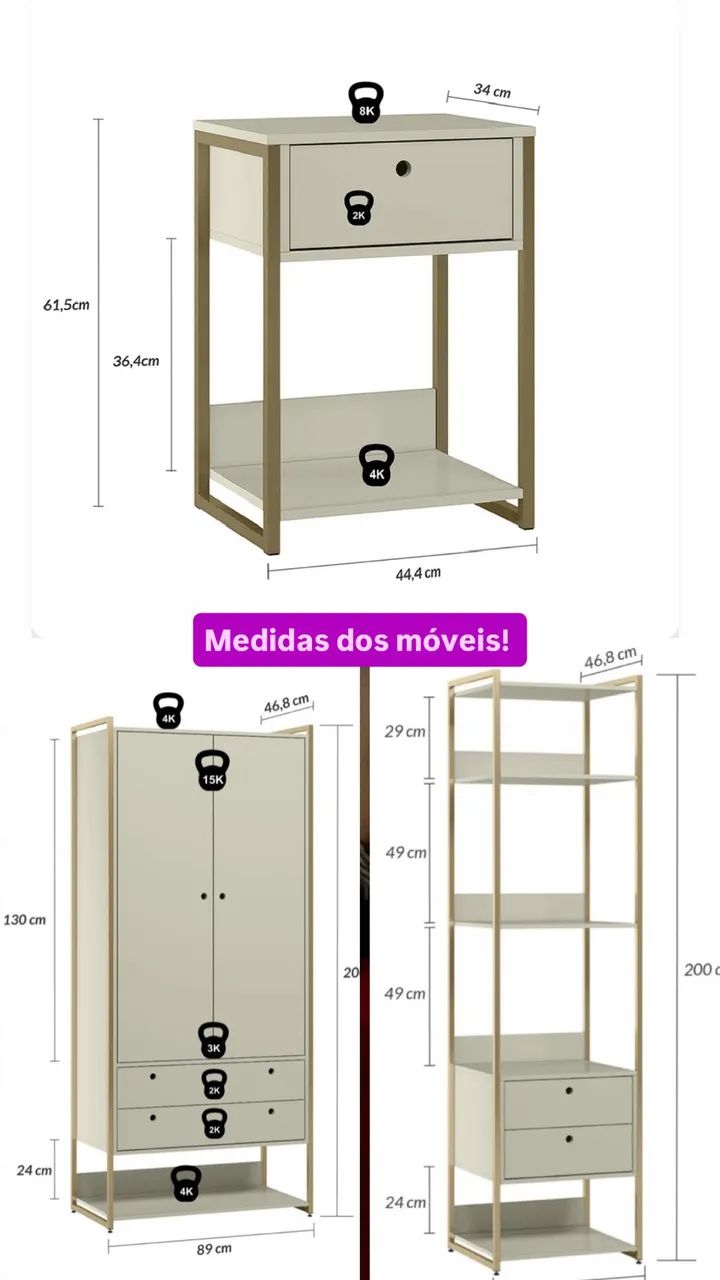 Conjunto Quarto - Foto 2