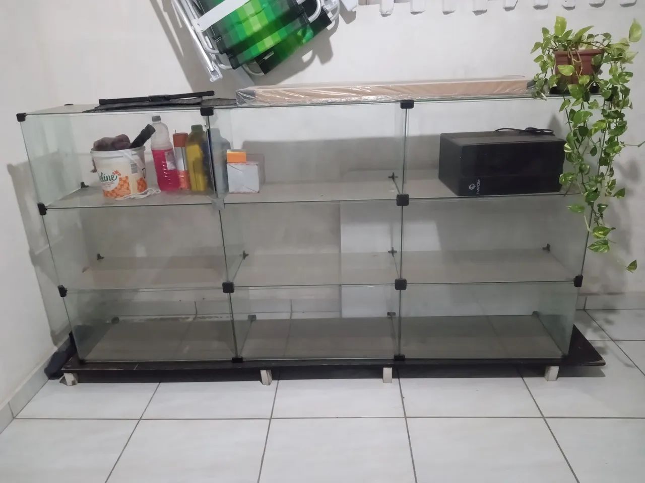 Balcão de vidro