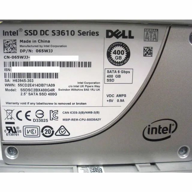 Ssd Dell 400gb 2.5 6gbps Sata Dc S3610 Series - Armazenamento