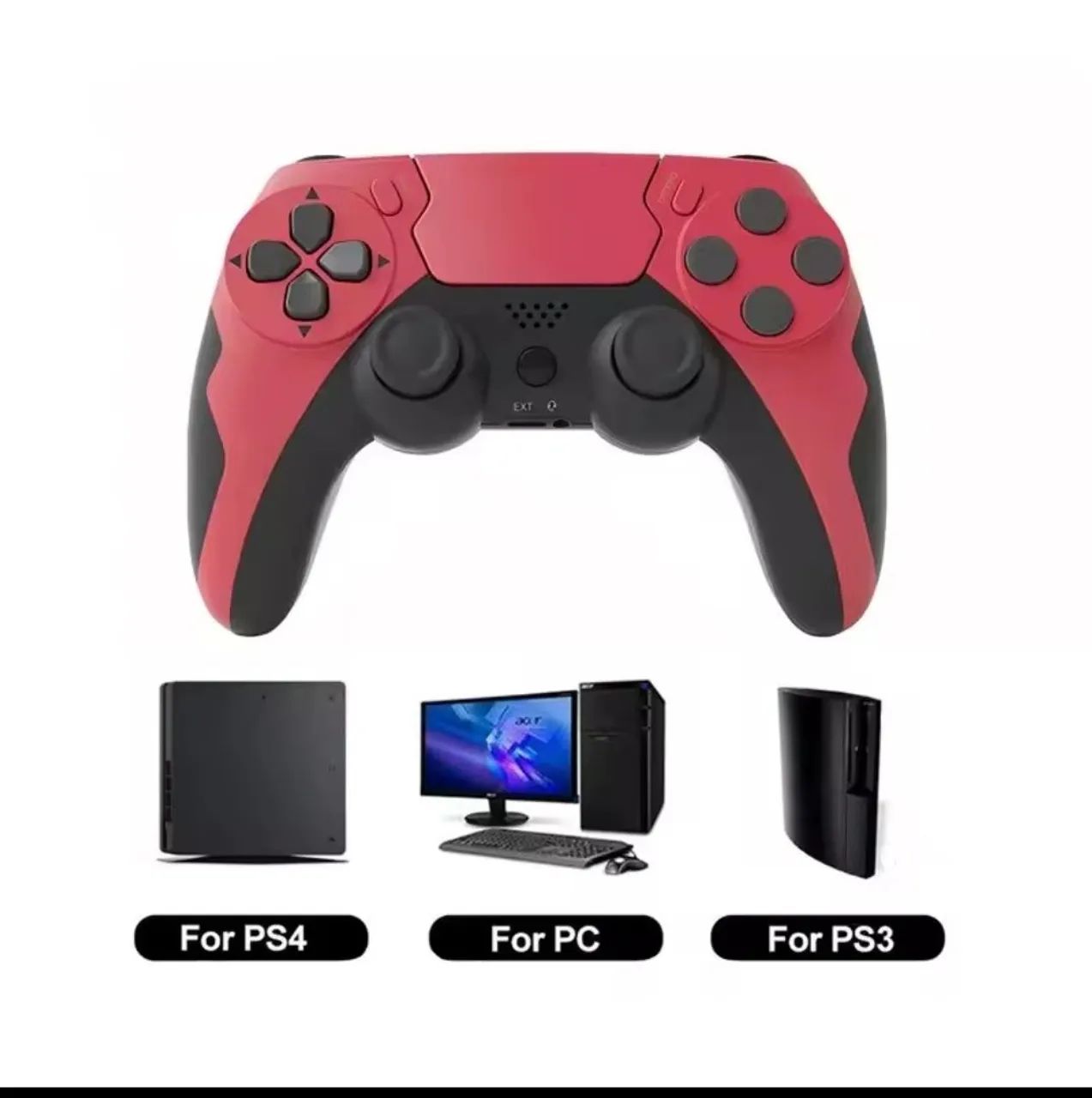 Controle Joystick Bluetooth Ps3 PS4 Pc Android Vibração dupla Sorocaba!!!