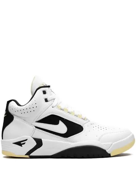 tênis Nike Air Flight Lite Mid em couro branco Tamanho 42 - Foto 4