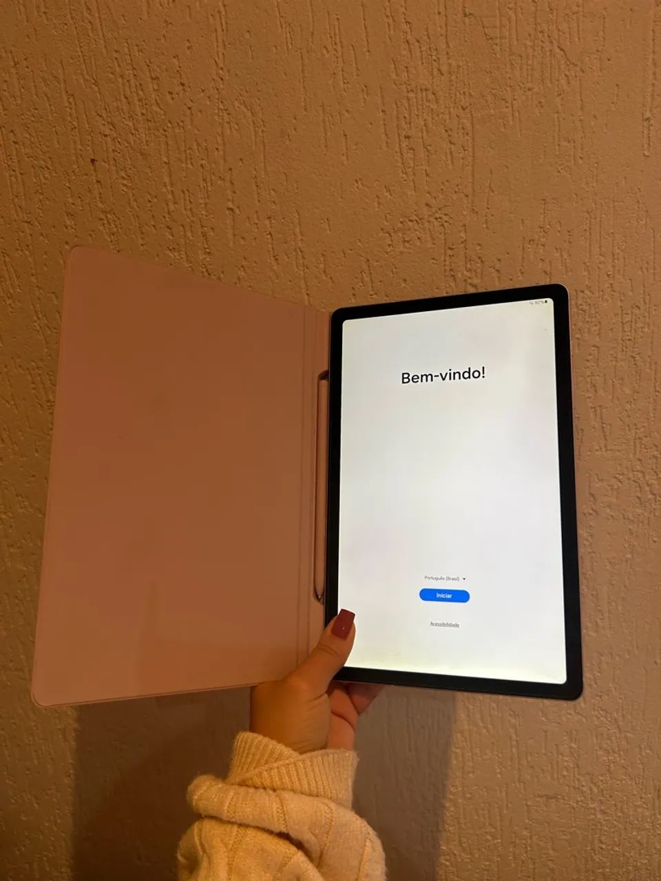 Galaxy Tab S6 Lite [64/GB] Rosa + S Pen + Capa ? Impecável