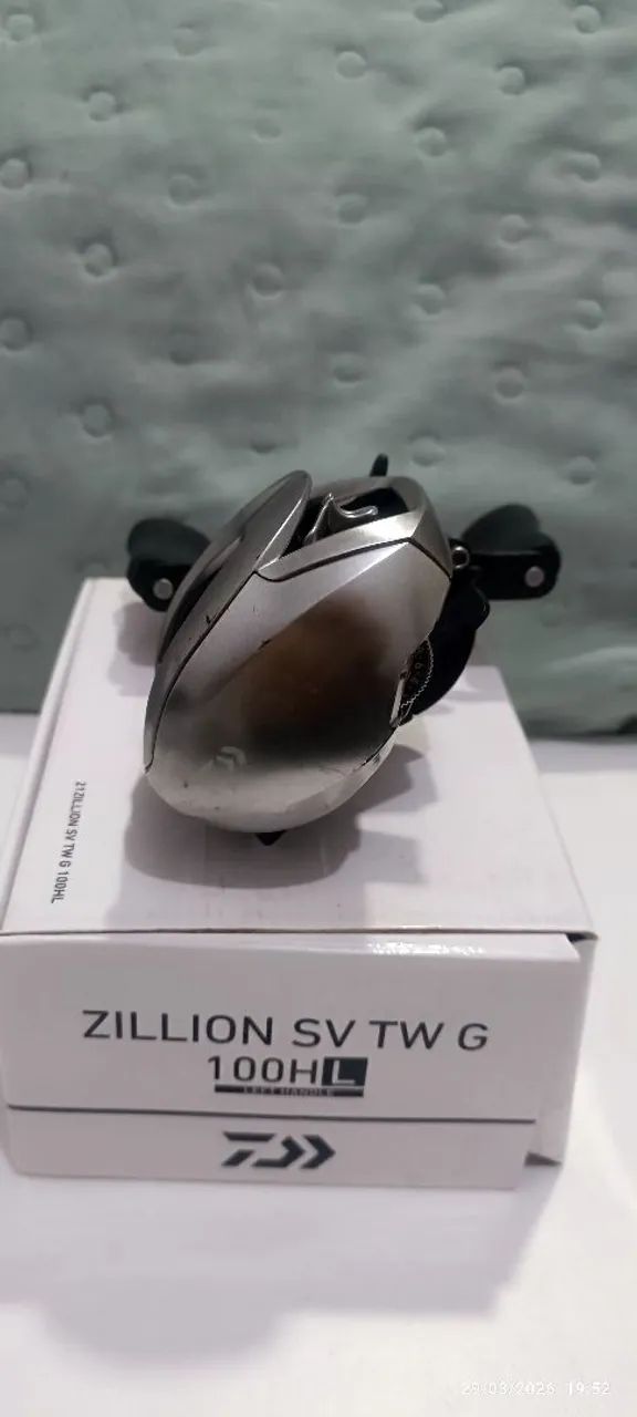 シルバー CARRETILHA DE PESCA DAIWA ZILLION SV TW G 100 HL 7.1.1 UPGRADE