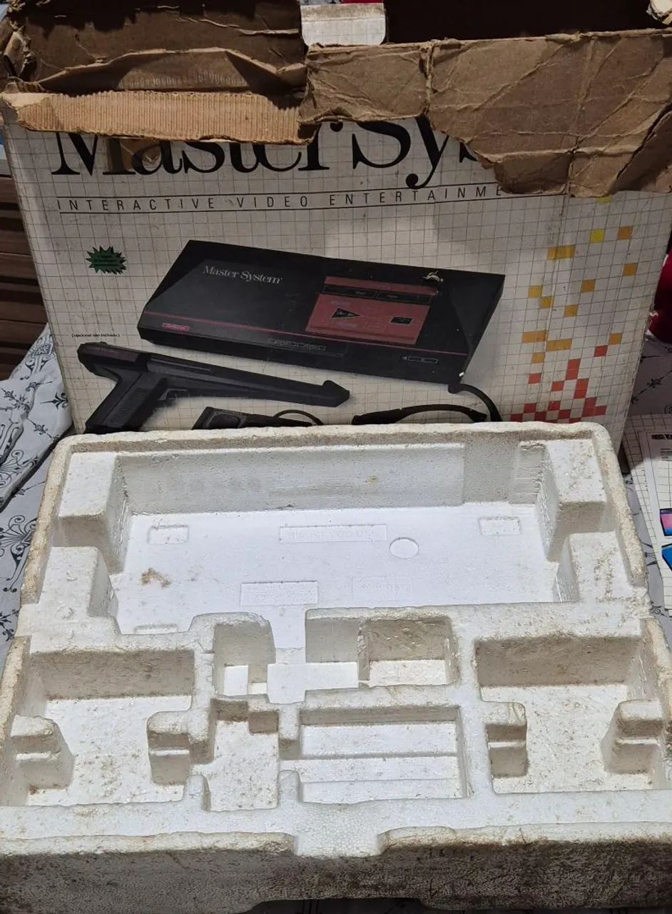 Videogame - Sega Master System 2 com 1 controle e 1 jogo. Caixa e manuais  - Foto 4