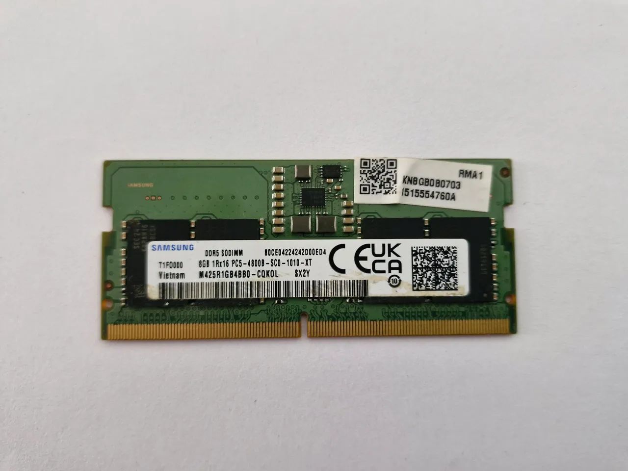 Memória ram 8gb ddr5 4800mhz Samsung - Memória RAM - Nova