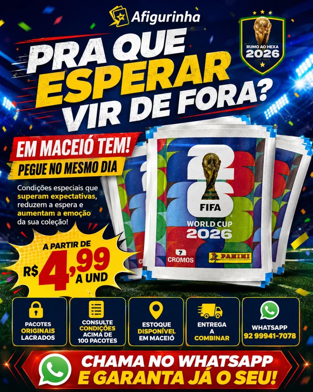 Figurinhas pacote lacrado original - Foto 2
