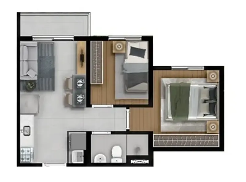 PLANTA 26m²