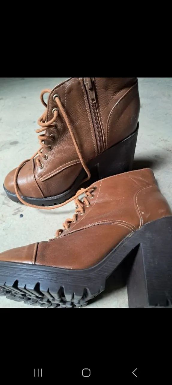 Bota marron 35
