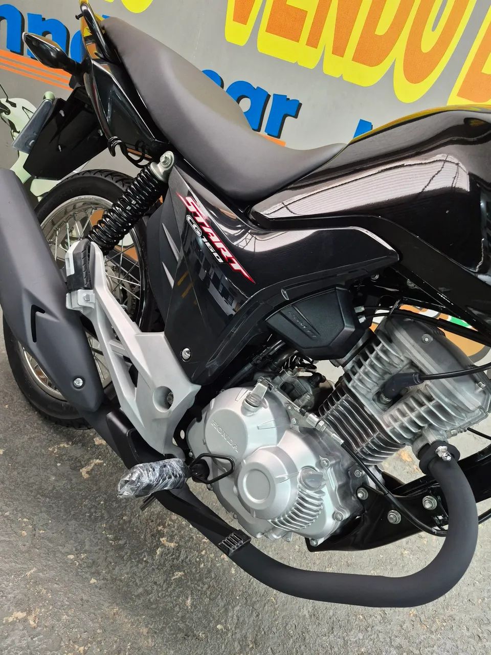 HONDA 160 START 2022 PRETA SÓ 15350KM (FINANCIA 100%)$16500 LINDOMAR MOTOS  - Foto 2