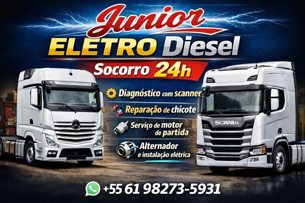 Eletricista de caminhões, ônibus, máquinas 