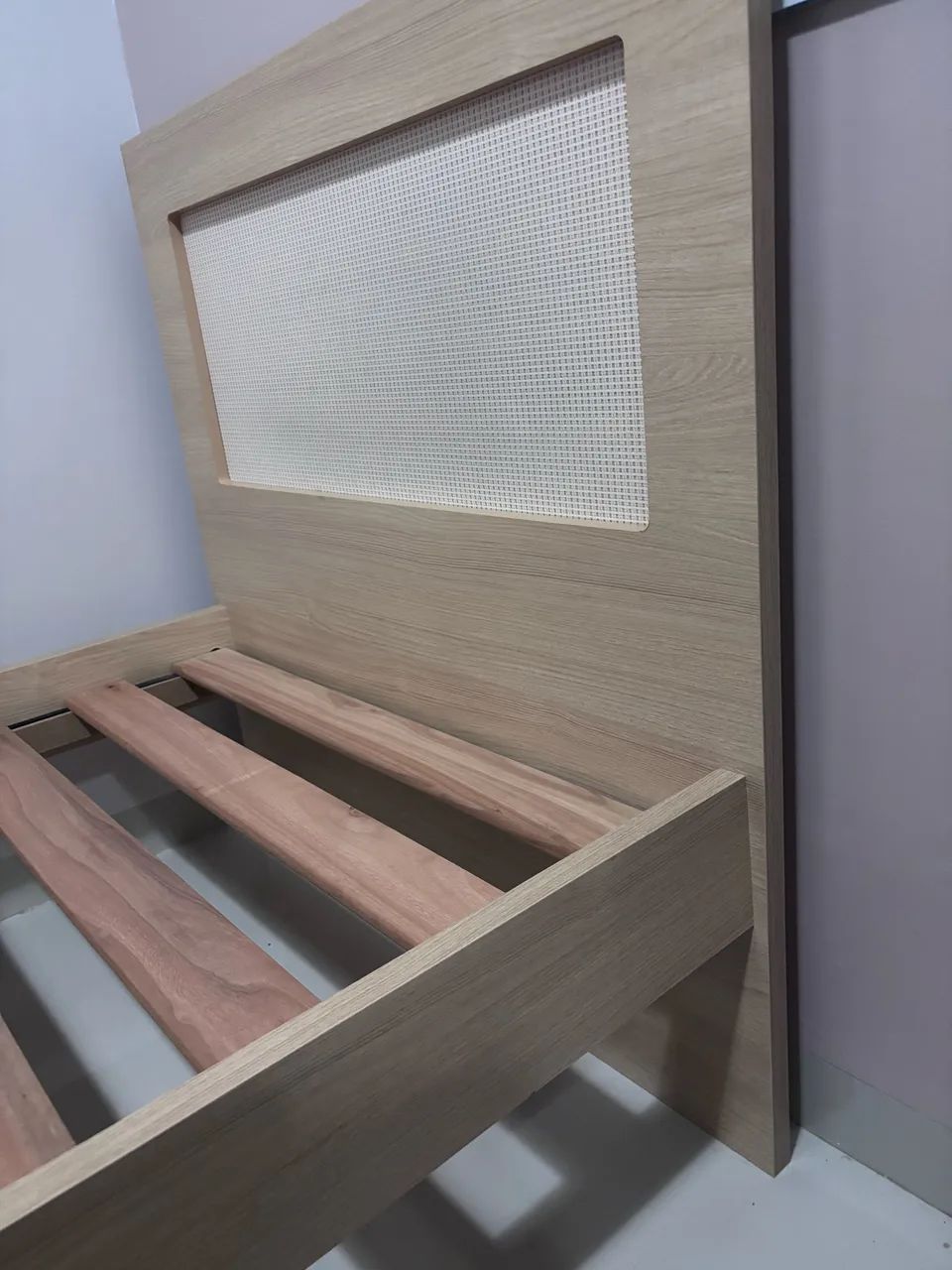 Cama Solteiro Haus Nature com Palha - Carvalho  - Foto 3