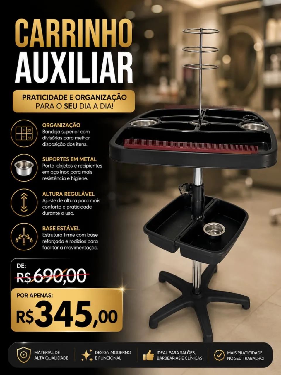 Móveis para salão 