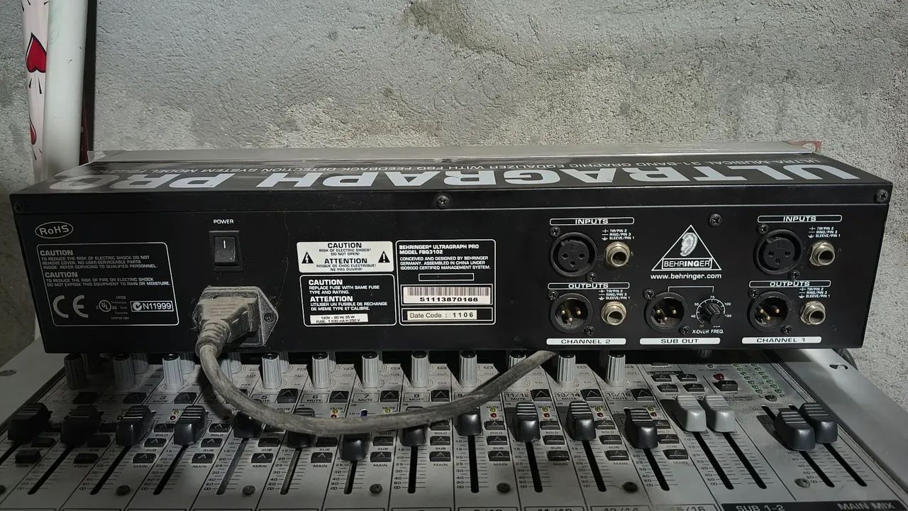 Equalizador Gráfico Behringer - Foto 3