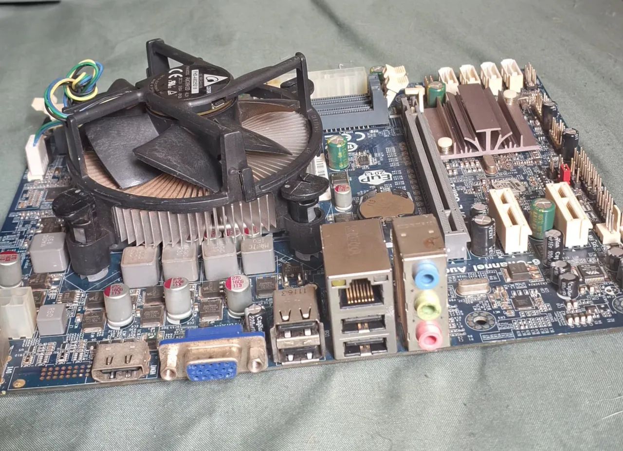 Kit placa mãe e processador  - Foto 2
