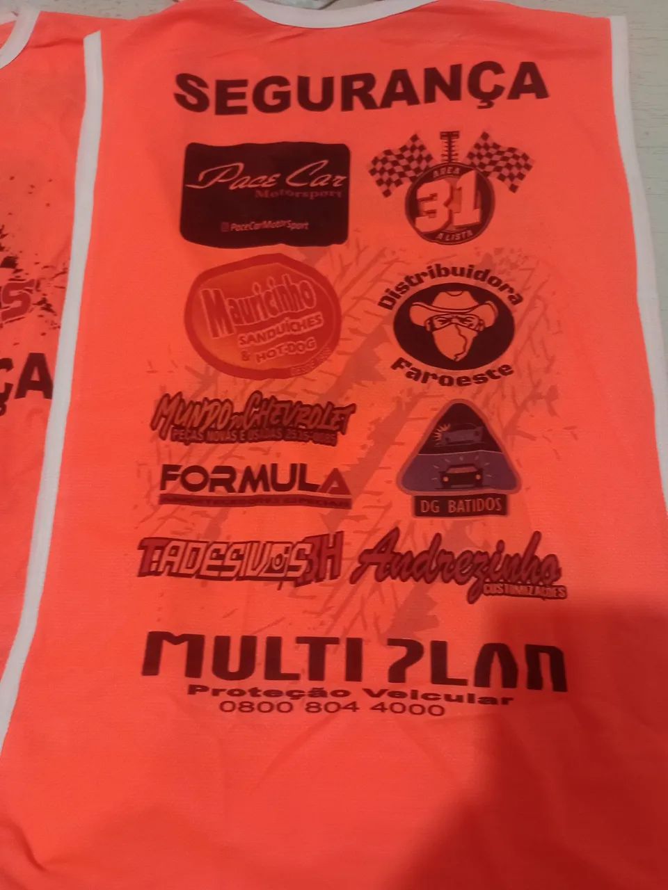 Colete de segurança são 7