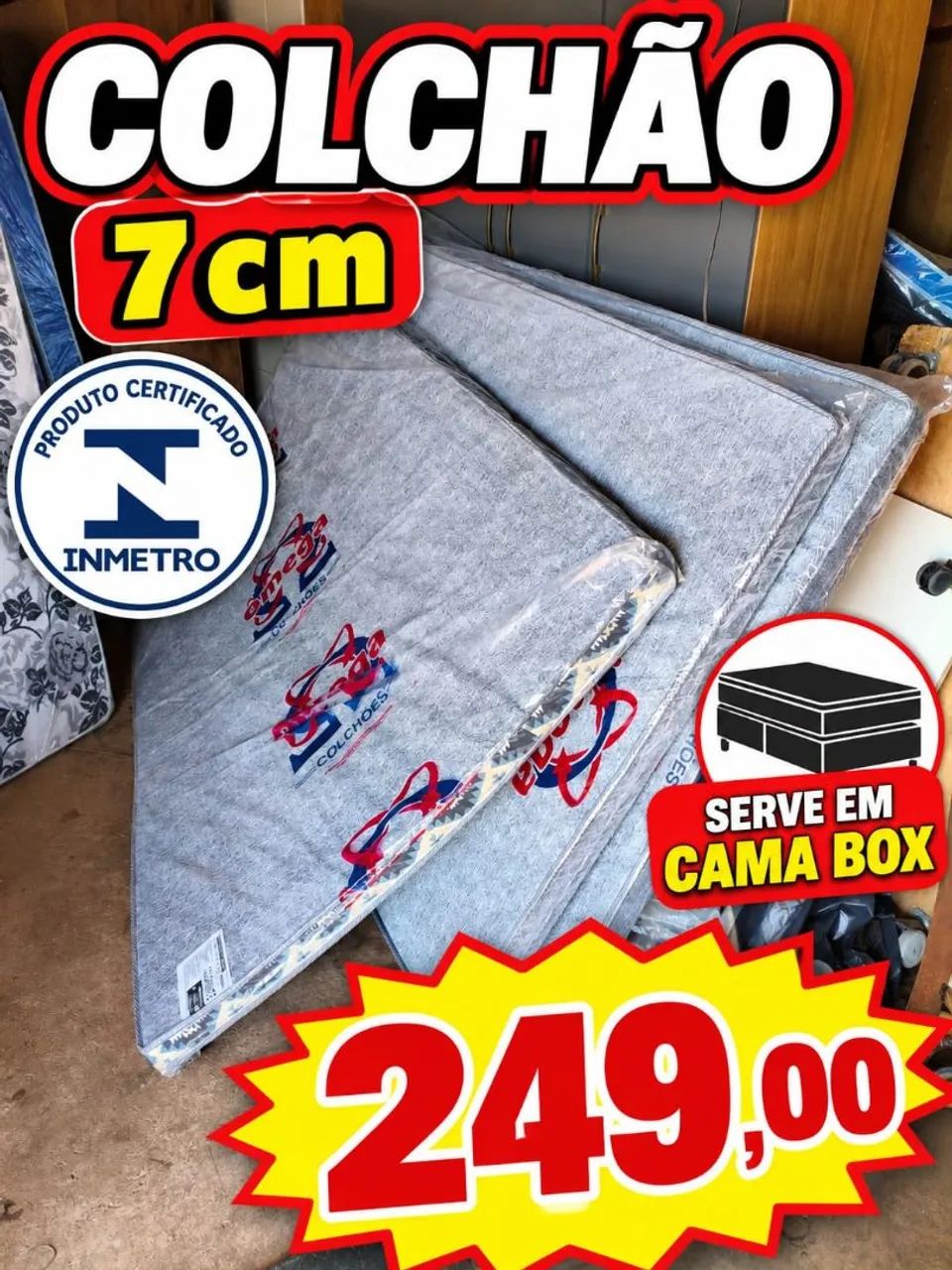 COLCHÃO CASAL SELADO 12 CM  - Foto 5