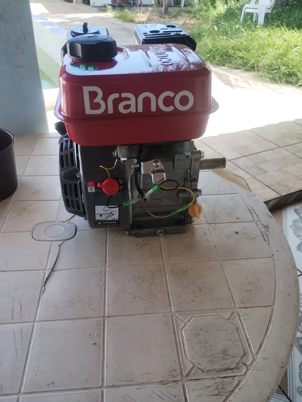 Motor branco 7hp - Foto 2
