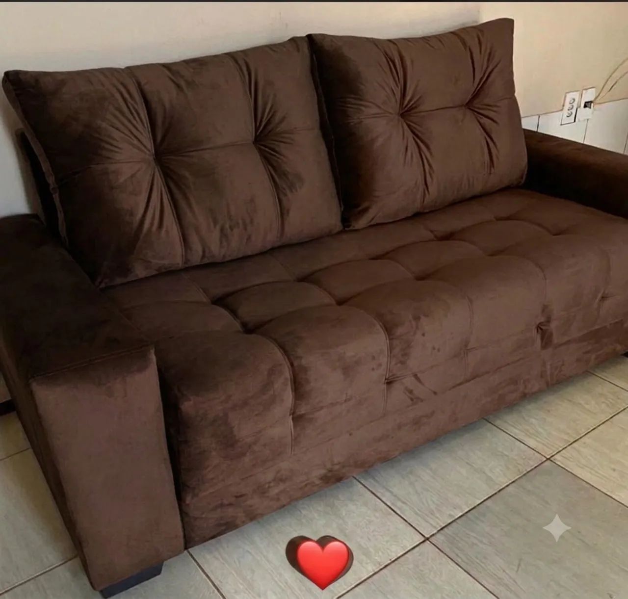 Sofá Victorian Marrom