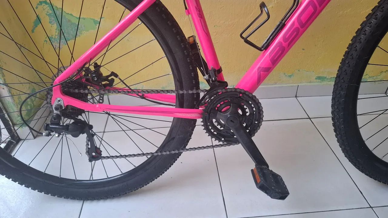 Bicicleta MTB aro 29 rosa absolute  - Foto 4