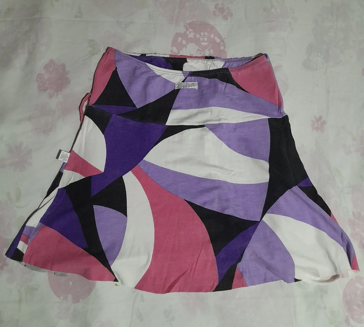 tomara que caia evasê estampada