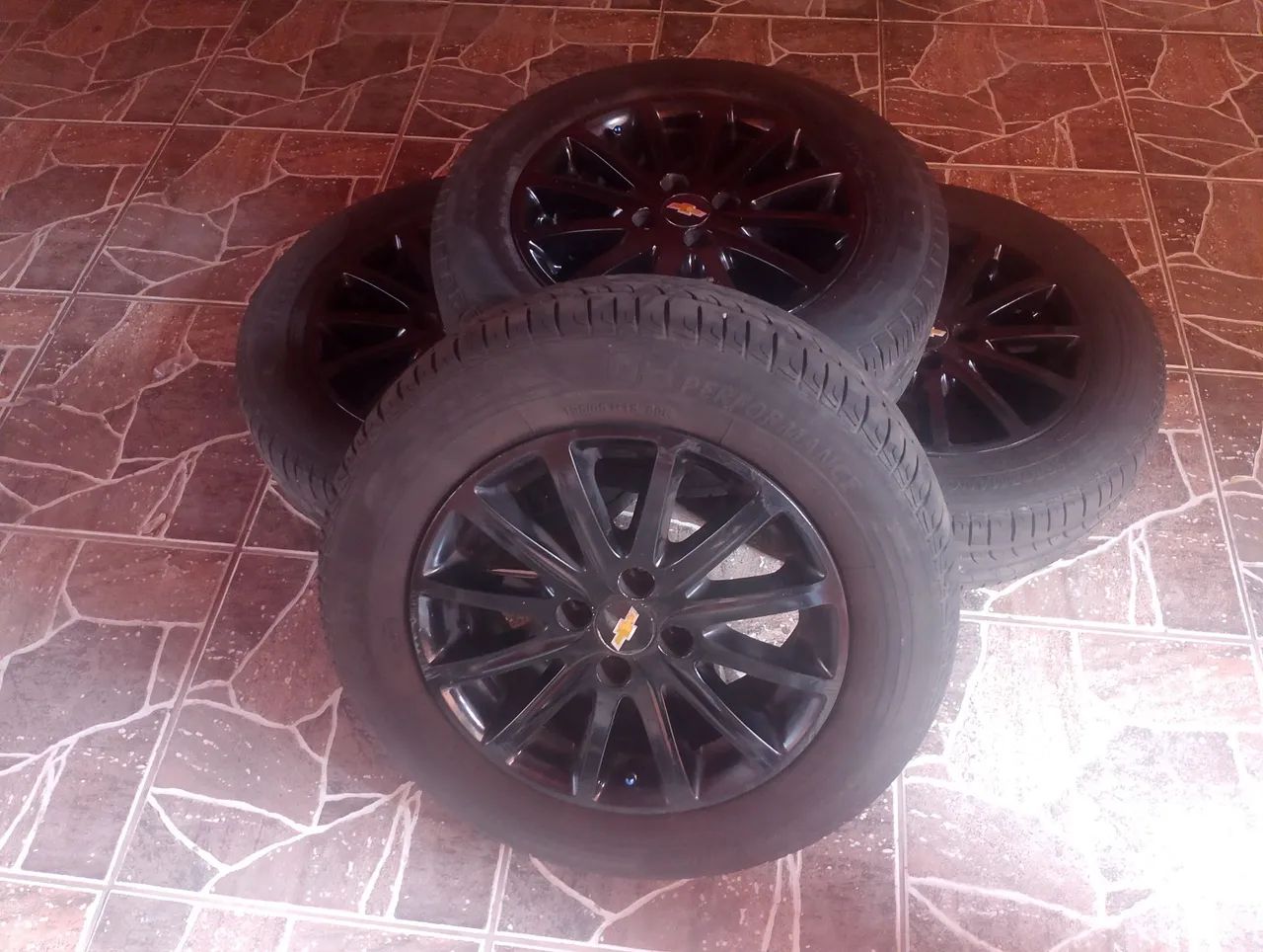 Jogo de rodas completo aro 15"