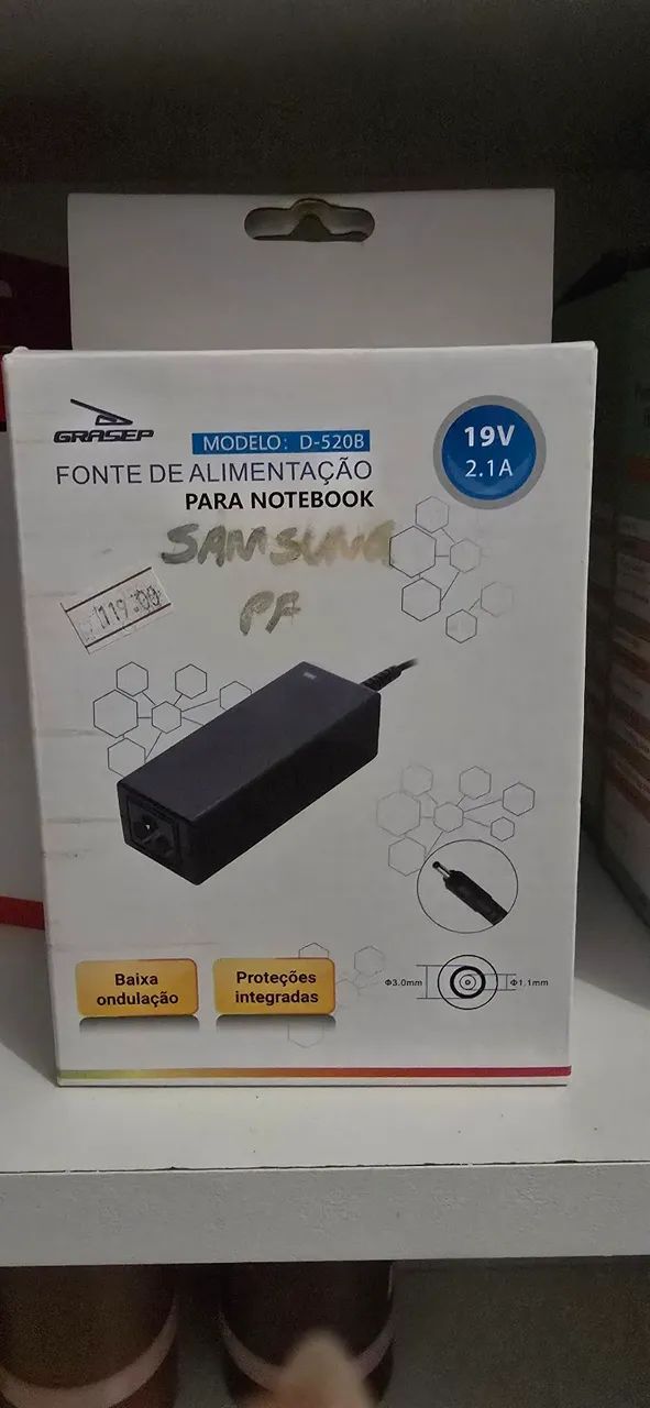Fonte notebook samsung 2.1A