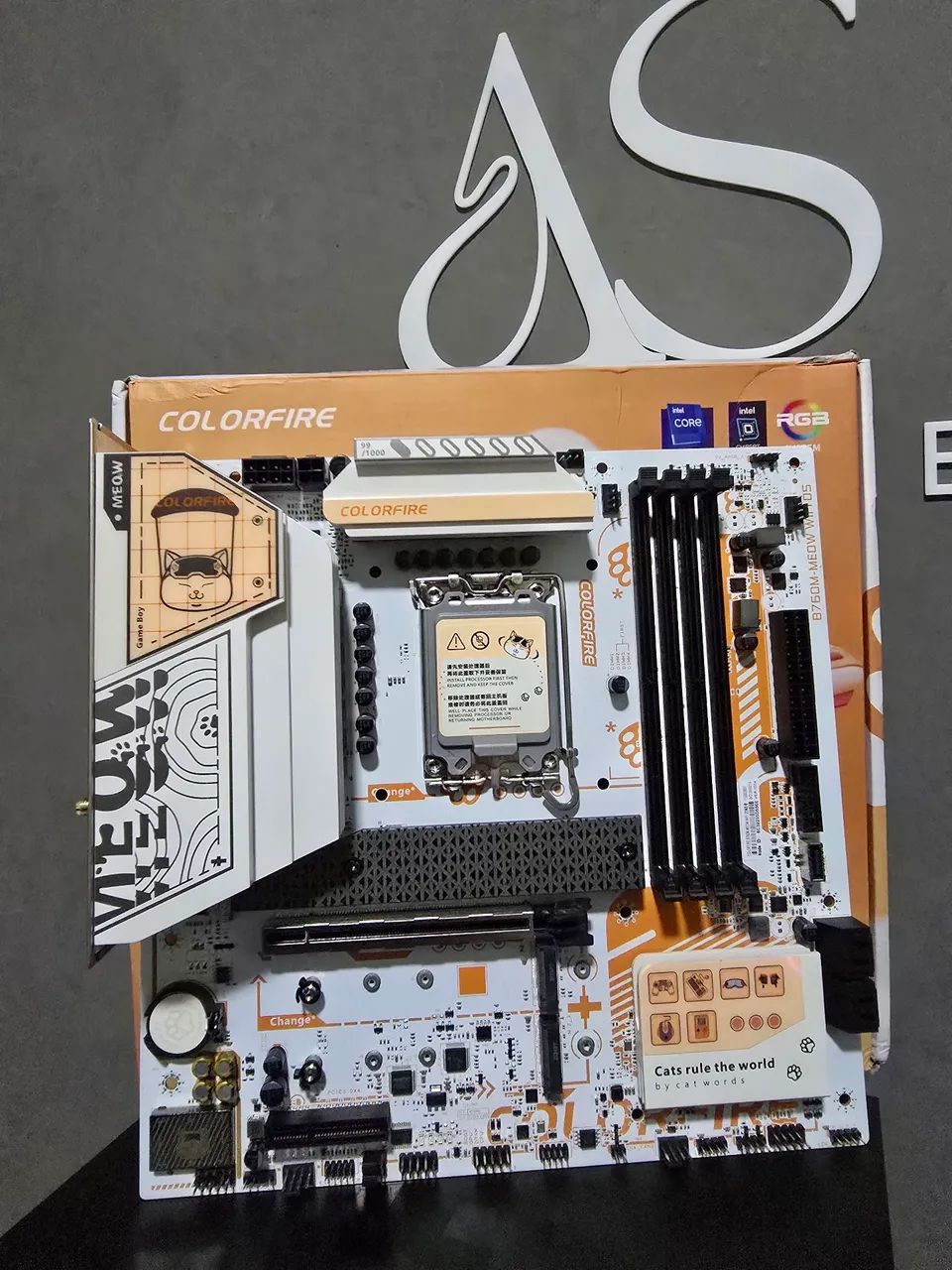 Placa Mãe B760m Colorfire Meow Wi-Fi - Foto 2