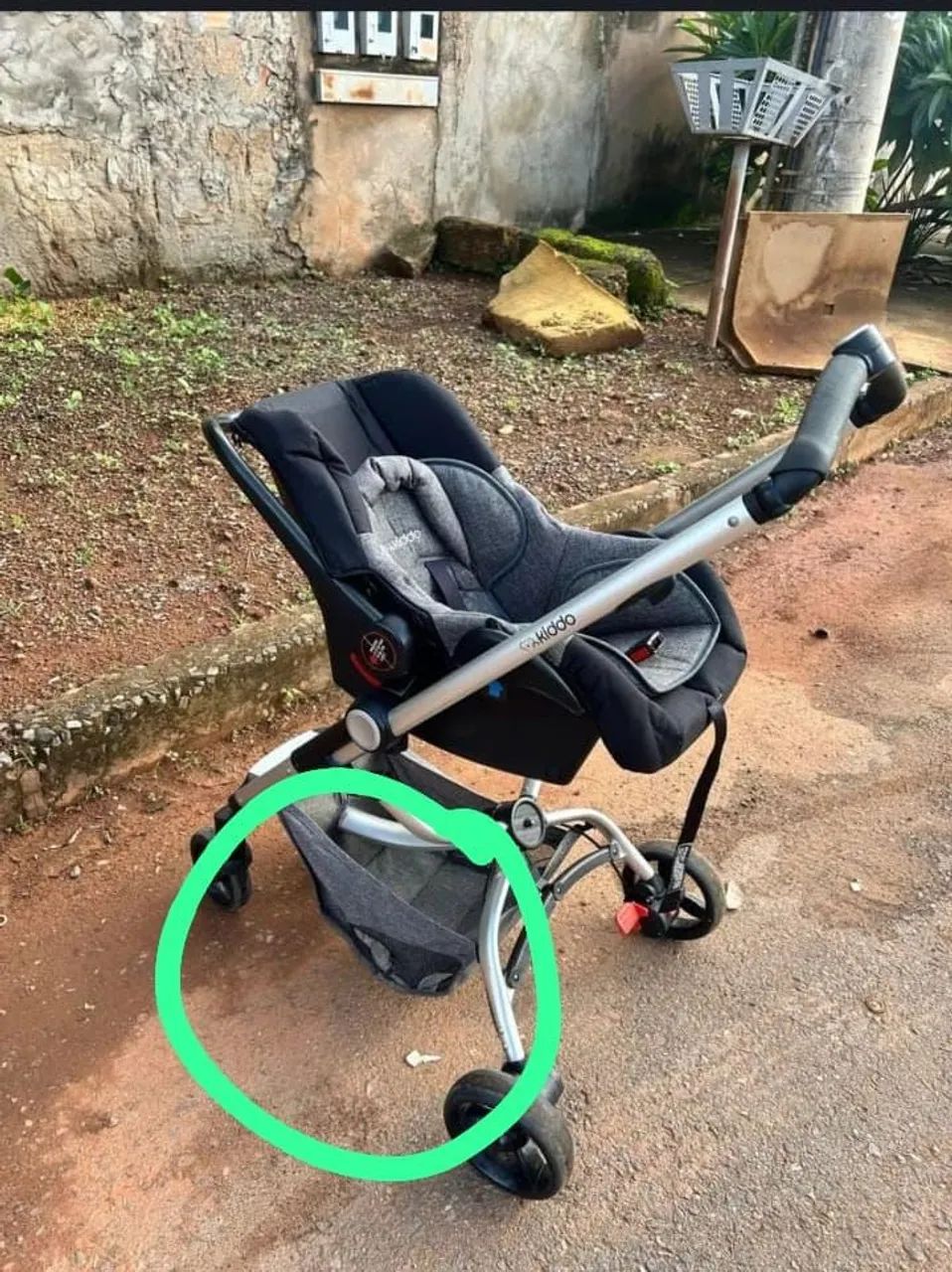 Carrinho bebê com bebê conforto base Kiddo Eclipse - Foto 5
