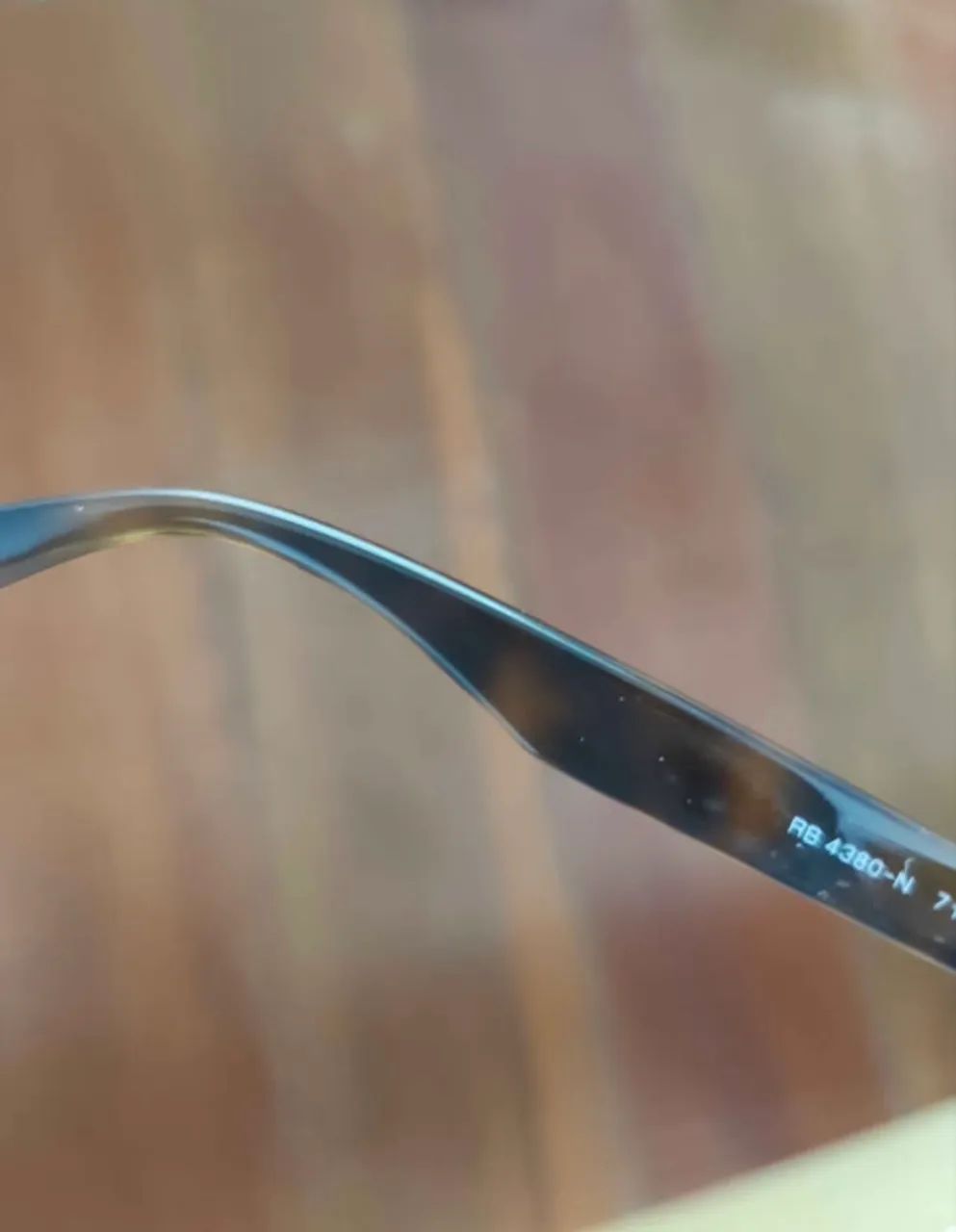 Óculos Original Rayban RB 4380-N Feminino Marrom Onça - Foto 5