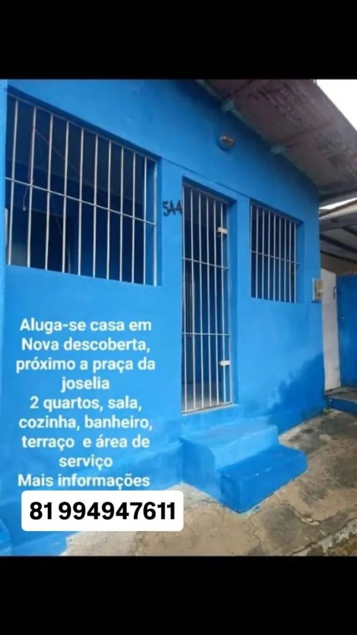 Aluga-se casa em nova descoberta 