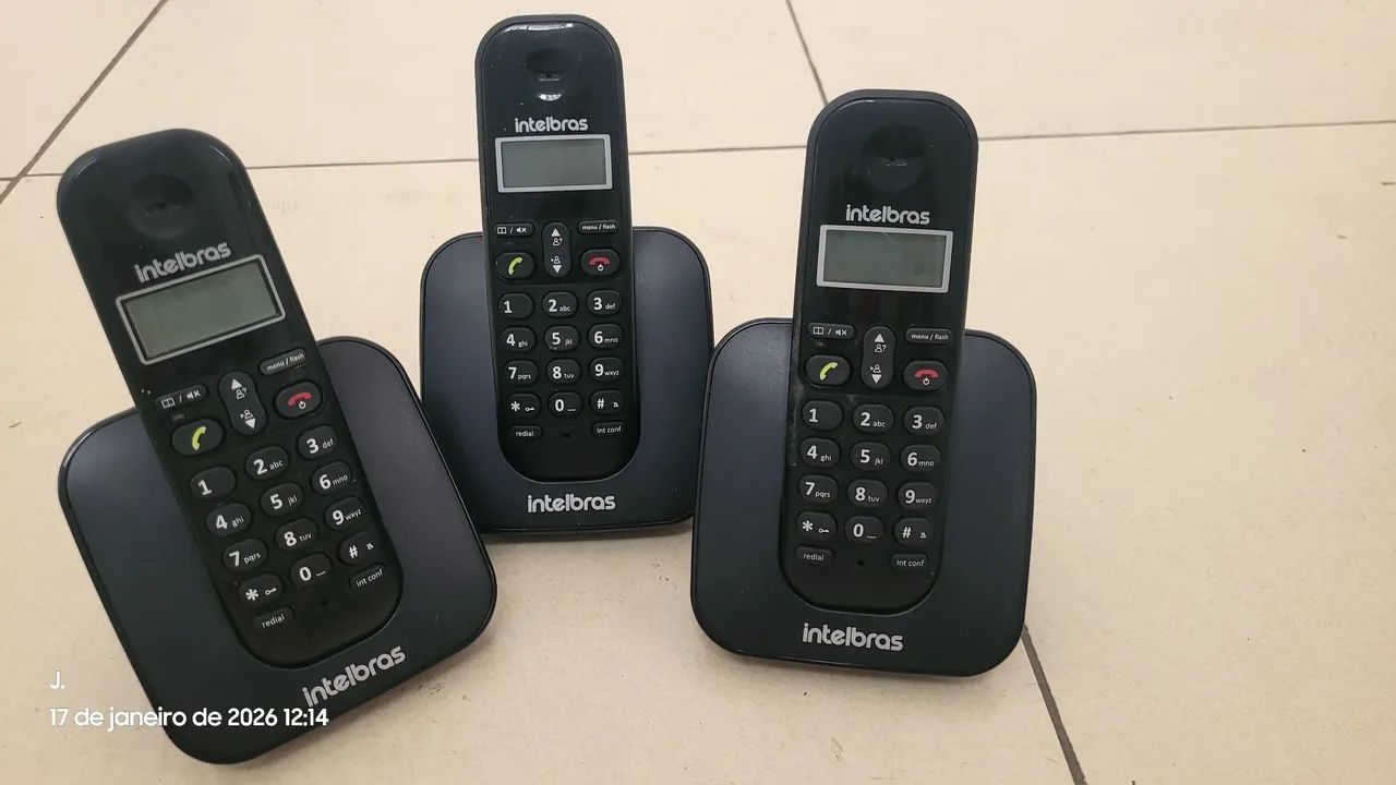Trio de telefone sem fio Intelbras 