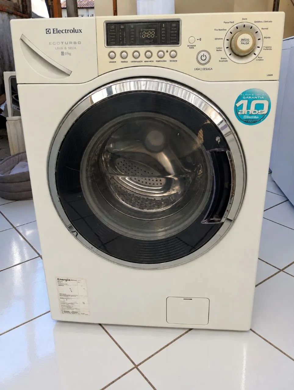 Lava e seca automática 9kg