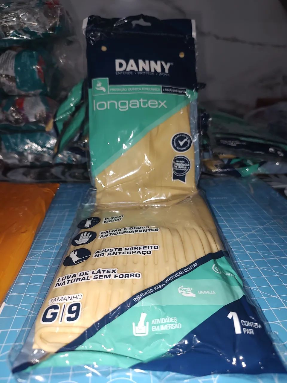 Danny Luvas Latex Longatex - Foto 2