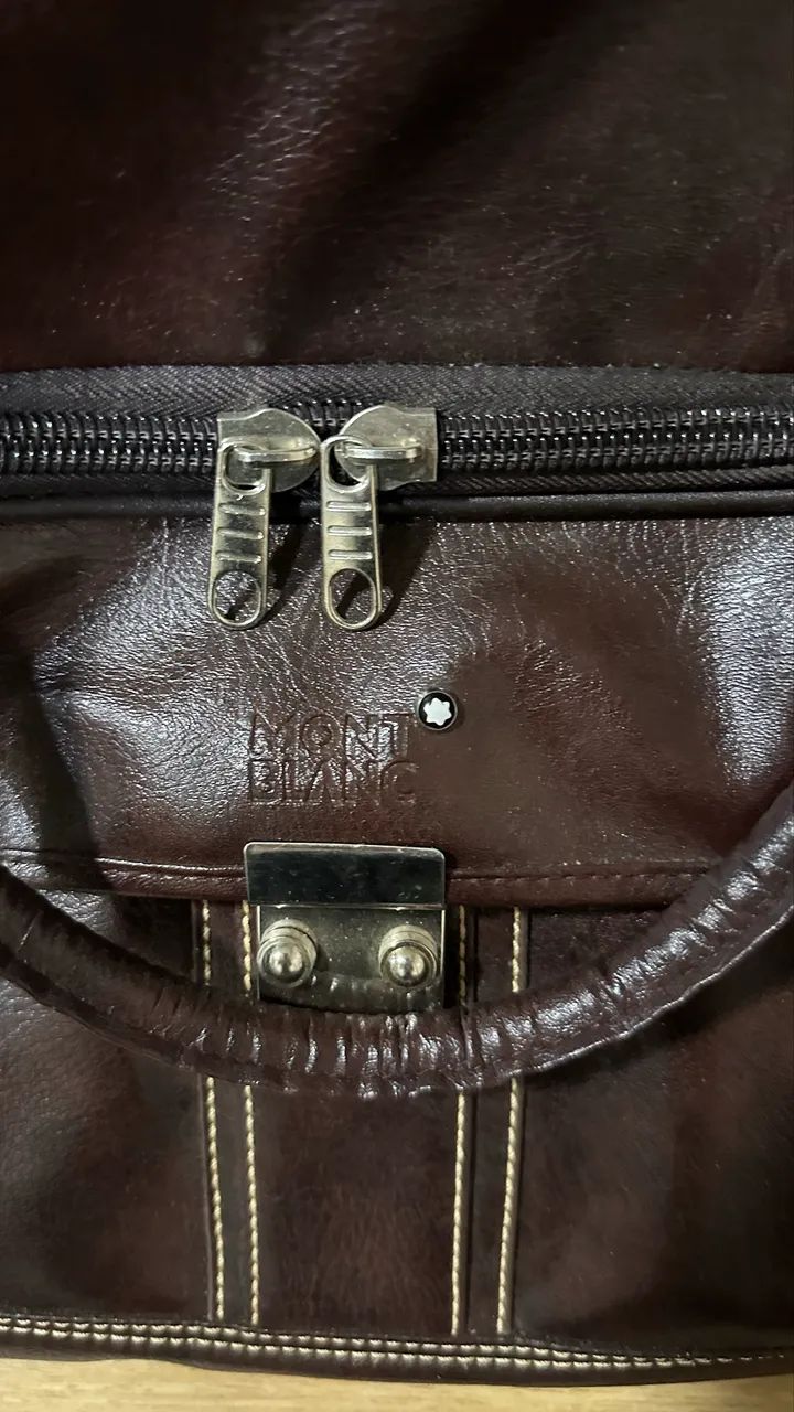Bolsa Original da Mont Blonc Marrom
