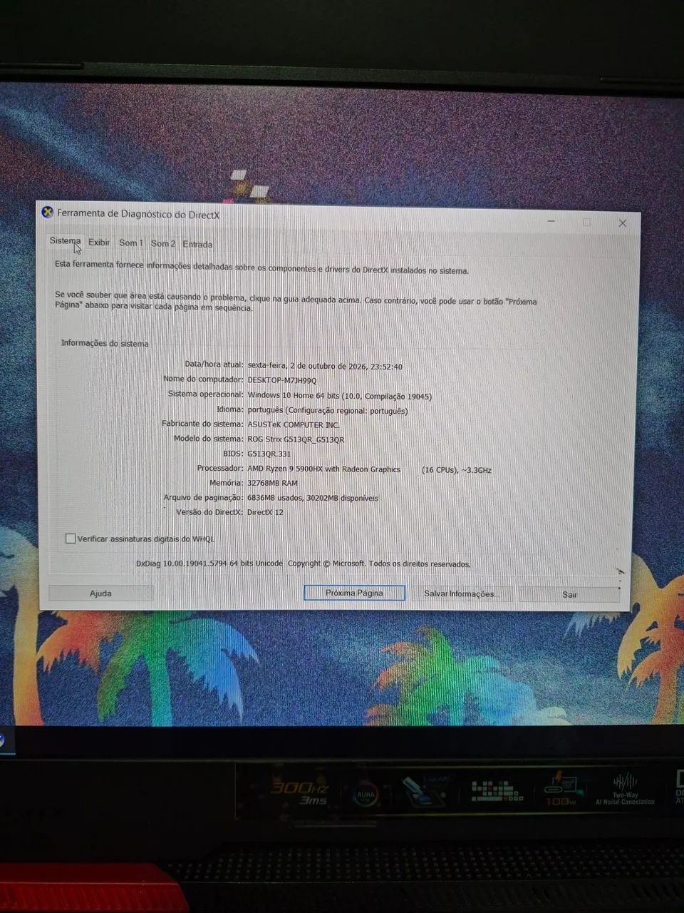 Notebook Gamer Asus ROG Strix G15 - Foto 3