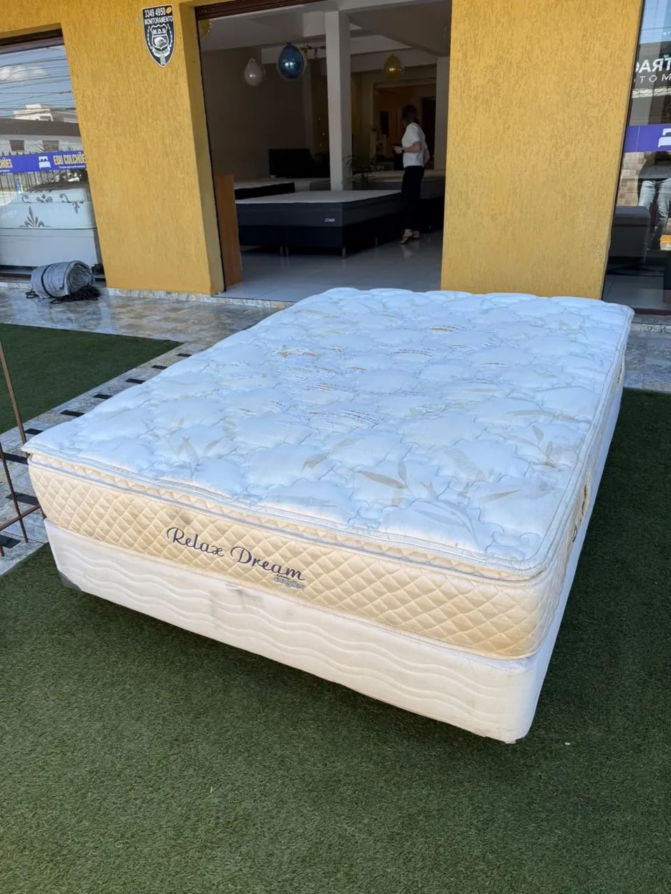 Cama Box Casal ECOFLEX USADA - ENTREGO  - Foto 5