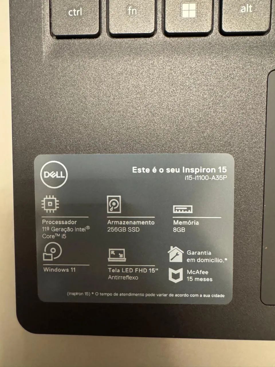 Notebook Dell Inspiron 15 - Core i5 (11ªgen) - Foto 3