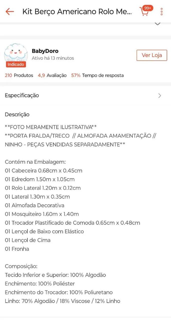 Kit Berço Menina  - Foto 2
