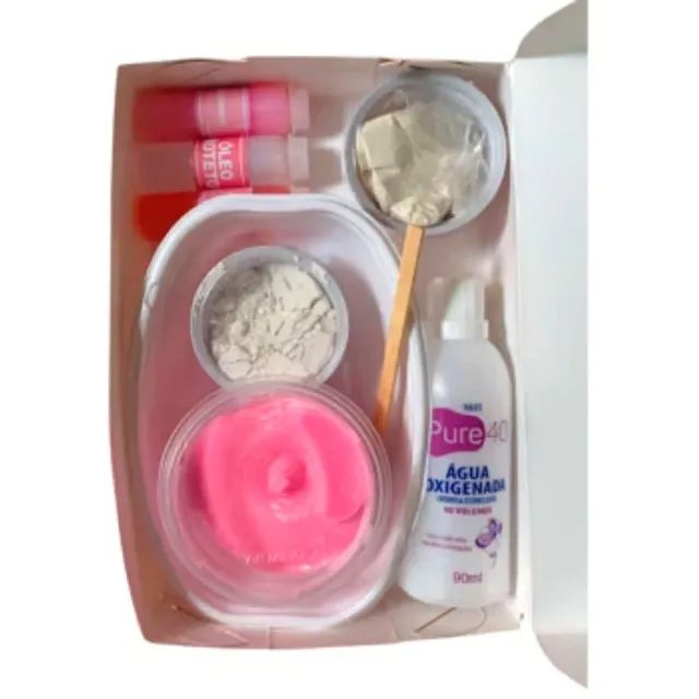 Kit Banho De Lua Morango Ellas Cosméticos 10 Itens - Cm0043 - Foto 2