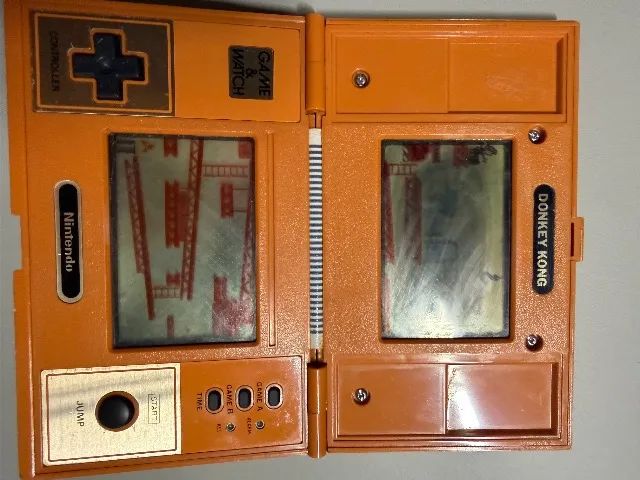 Game Watch Nintendo Donkey Kong anos 80 funcionando - Jogos de