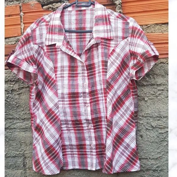 Blusa em Tecido Xadrez  - Foto 4