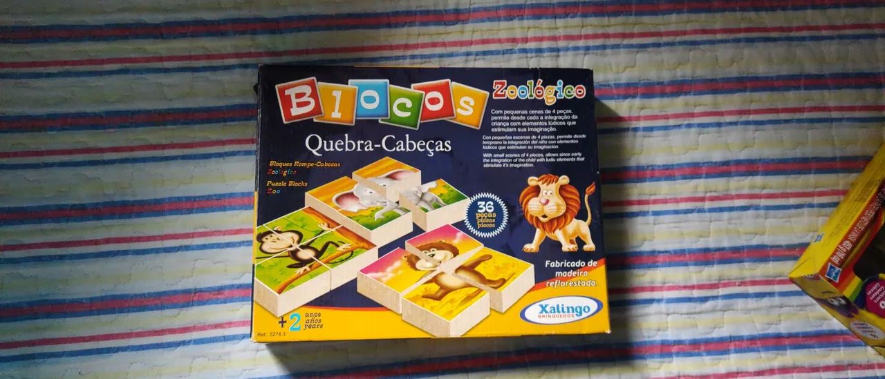 Kit 3 jogos  Quebra cabeça e  jogo de memória - Foto 3