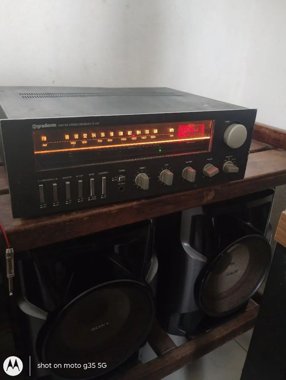 Receiver+ toca discos Gradiente (pra conserto / reparo) - Foto 3
