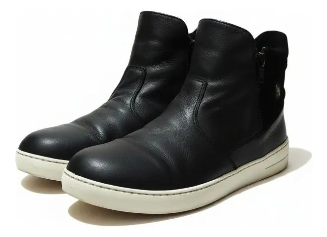 bota cano curto em couro sidewalk original - Foto 3
