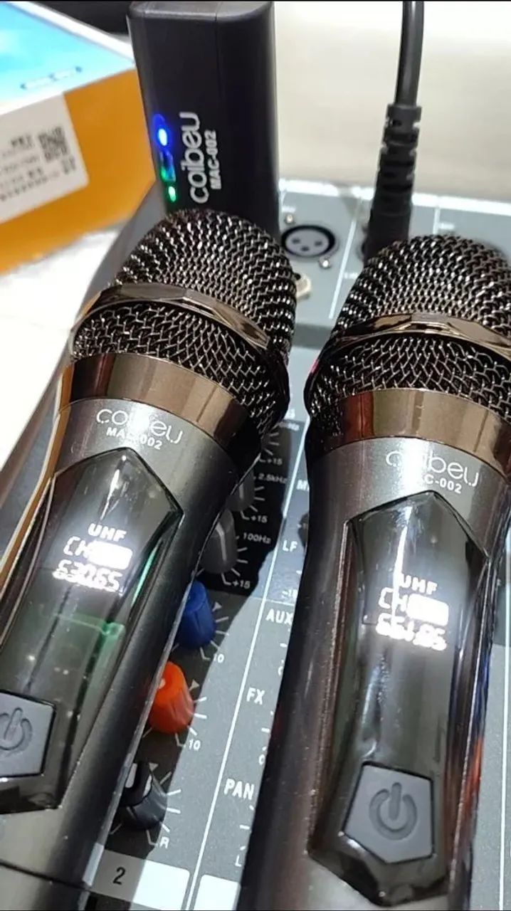 Microfone sem fio duplo - Foto 4