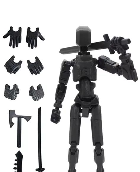 boneco articulado 3d 13 cm - Foto 2