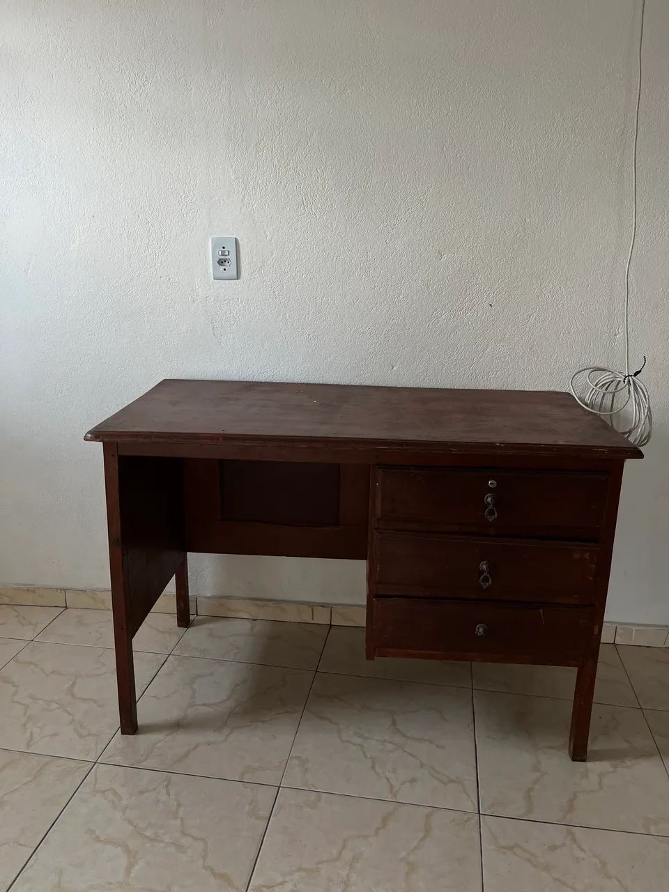 Mesa de escritório (madeira pura) - Foto 2