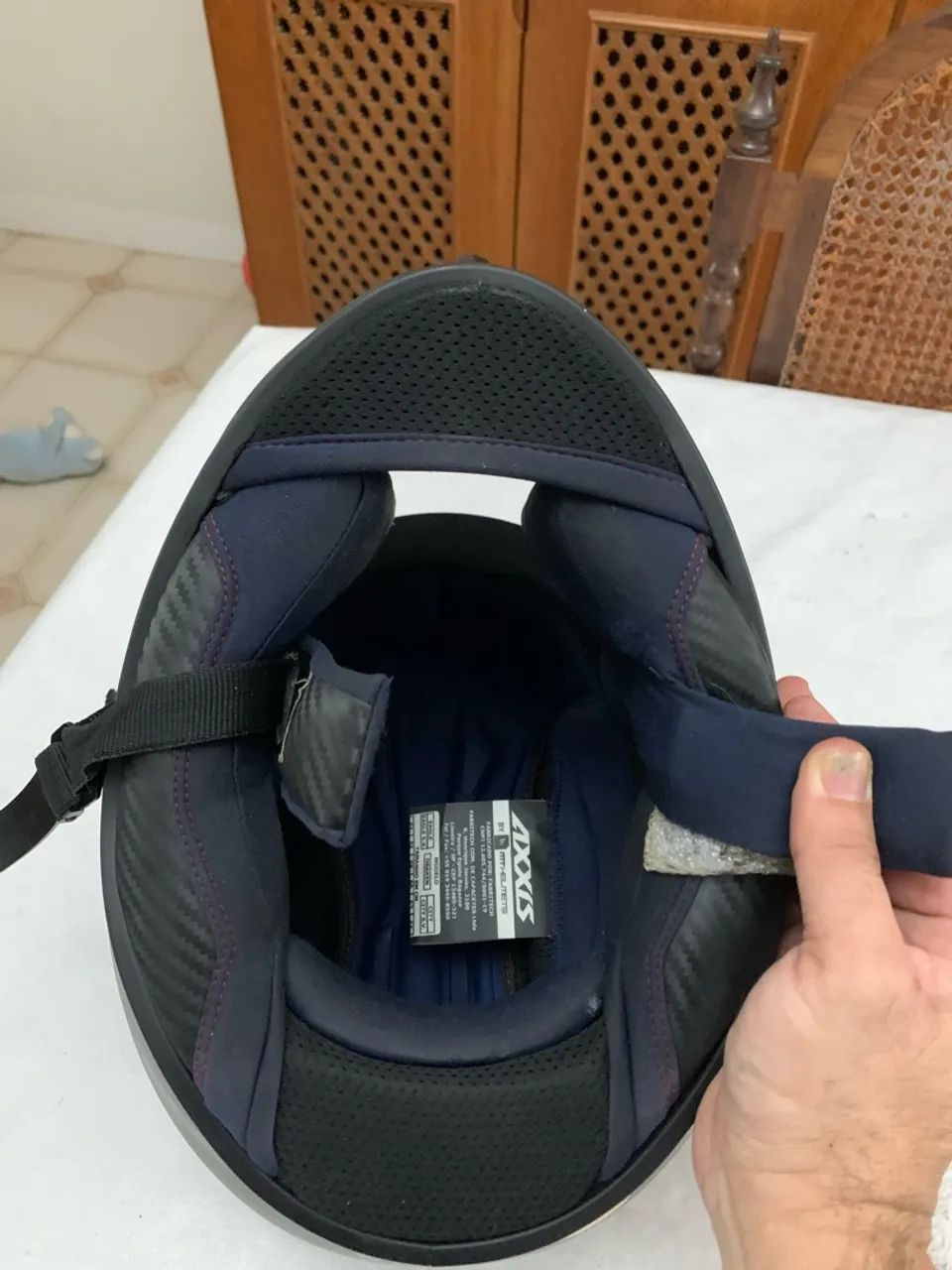 Vendo Capacete Axxis semi novo - Foto 4