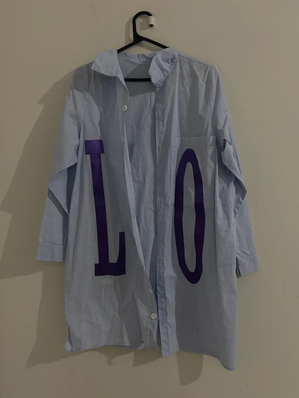 vestido de botões azul - Foto 2