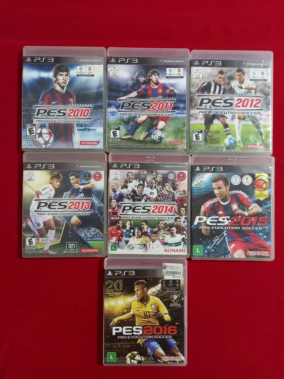 Jogos ps3 - Pes 10,11,12,13,14,15,16 Todos por R$ 139,00 - Peças e